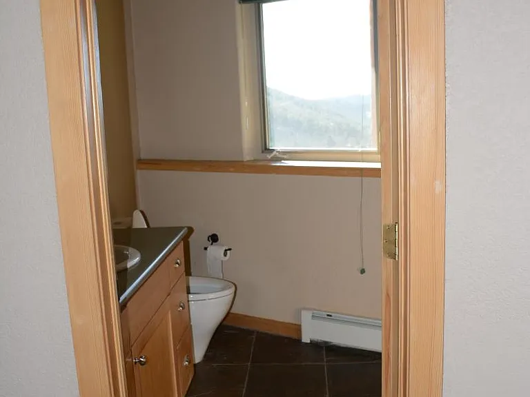 Bathroom with a view