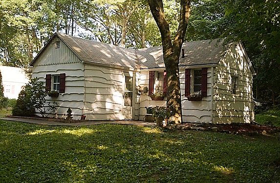 from the main driveway