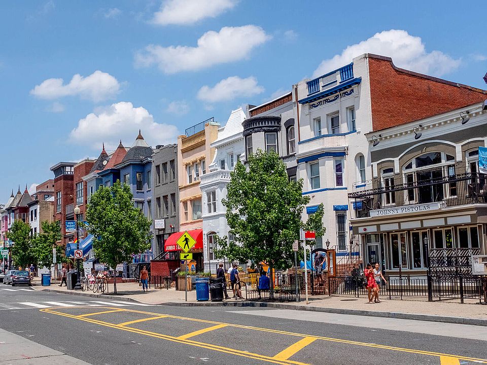 Enjoy the restaurants, music venues and bars by Adams Morgan
