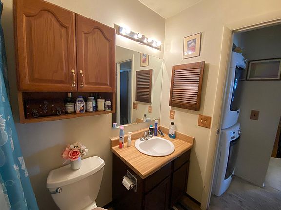 Downstairs bathroom and shower tub