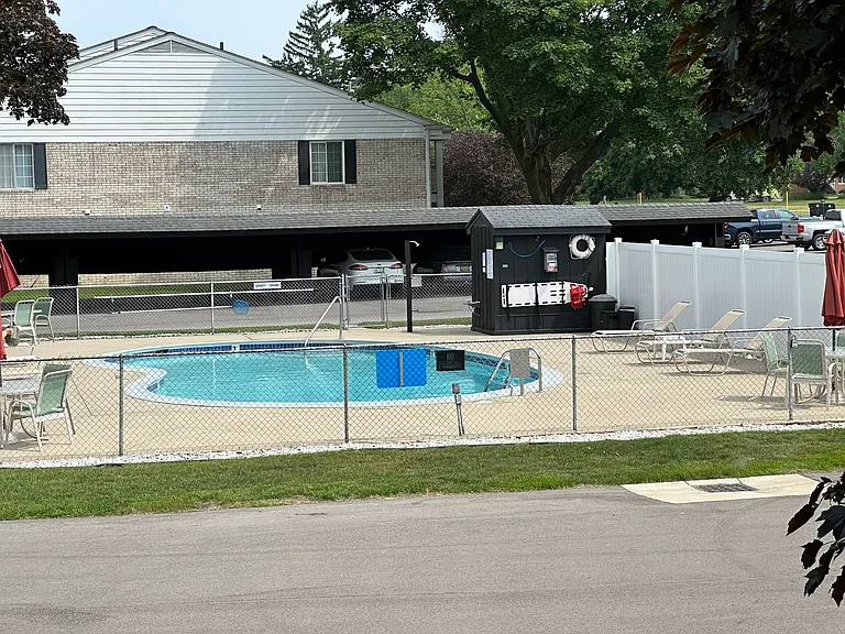 Swimming Pool - view from Balcony