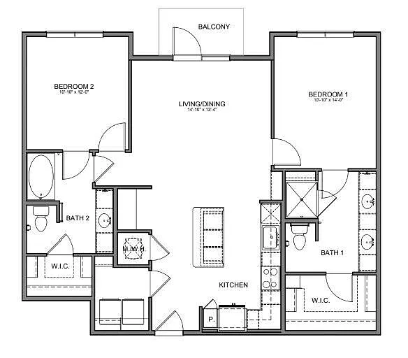 Floor plan B8