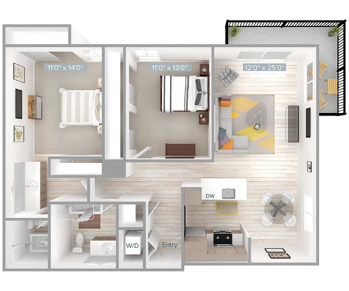 Floor plan B4-1020-3