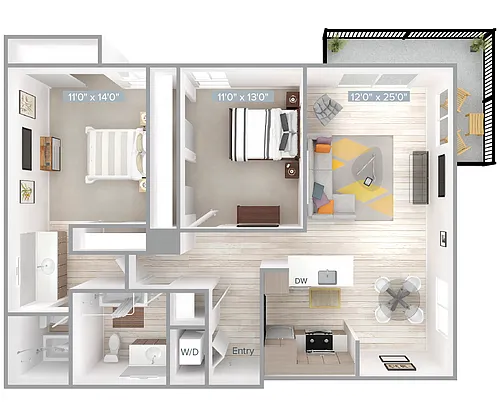 Floor plan B4-1020-3