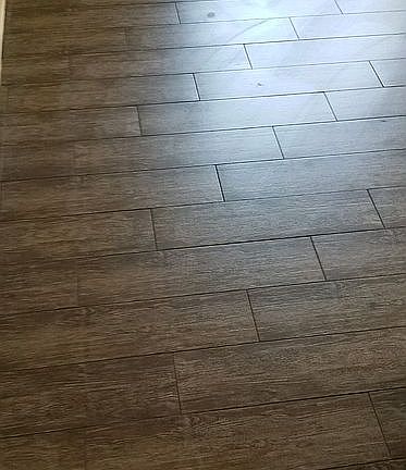 New owners remodel. Laminate