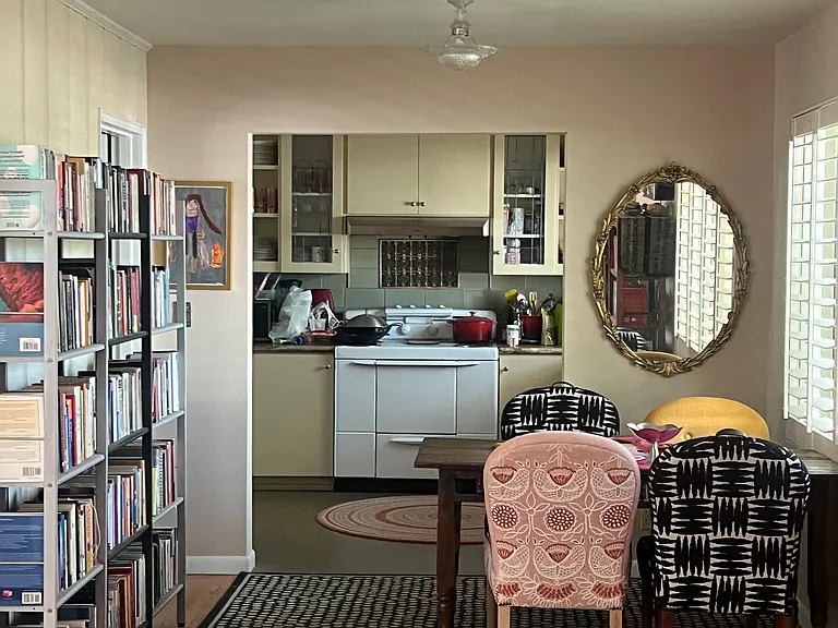 Dining room facing the lovely kitchen.
