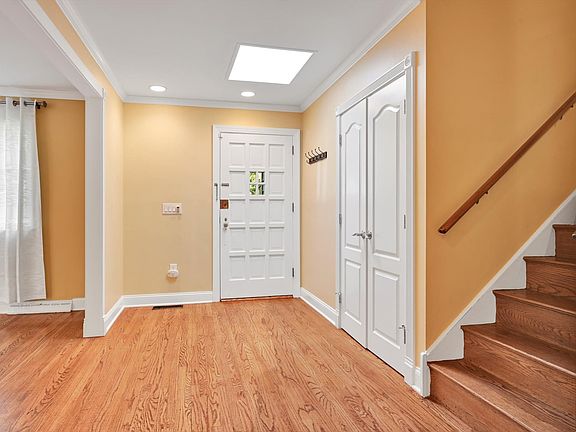 Foyer with skylight