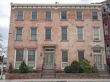 Front side of the building