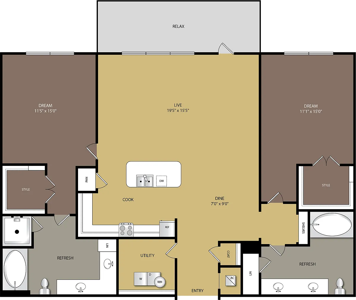 Floor plan B2B