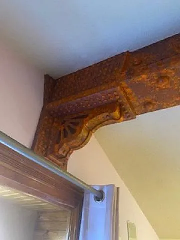 Bedroom steel I beam