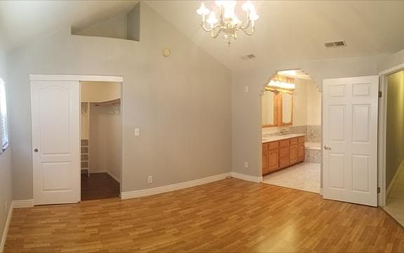 Master bedroom and bath