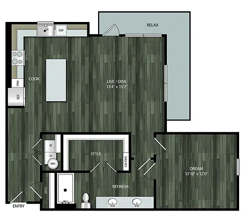 Floor plan 1G