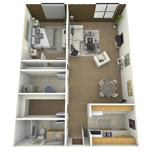 Floor plan Downtown