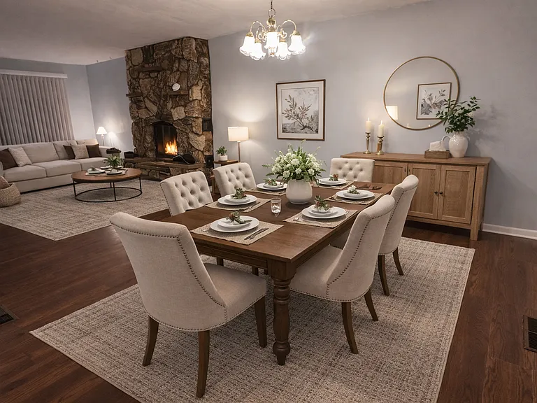 Dining Room - virtually staged