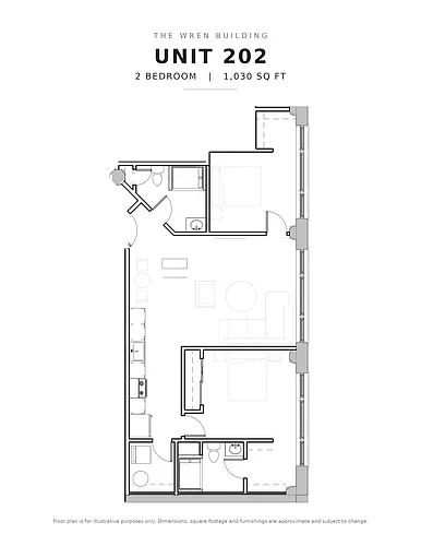 Floor plan Wren Lofts