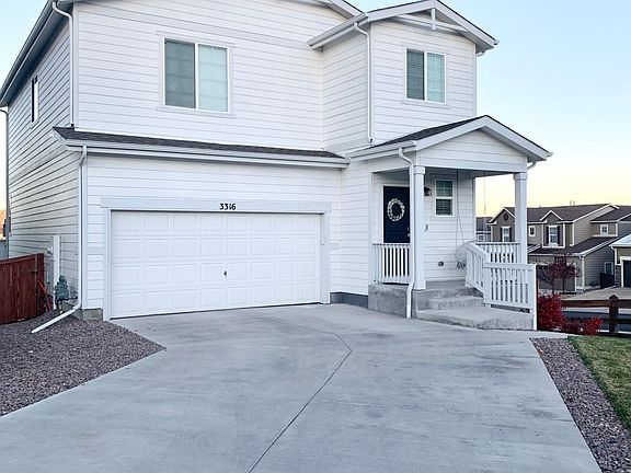 Front of home - long driveway