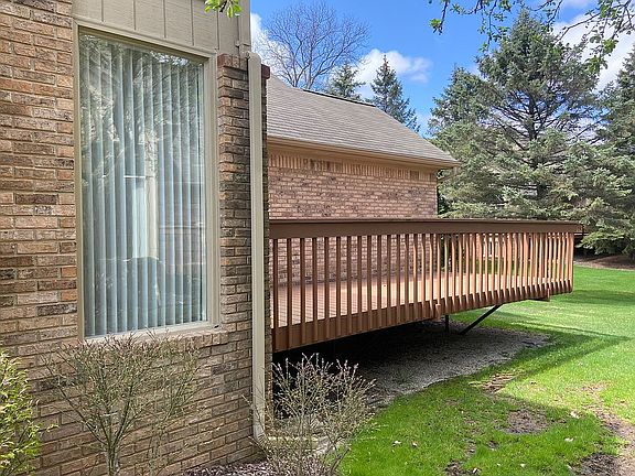 Large elevated deck