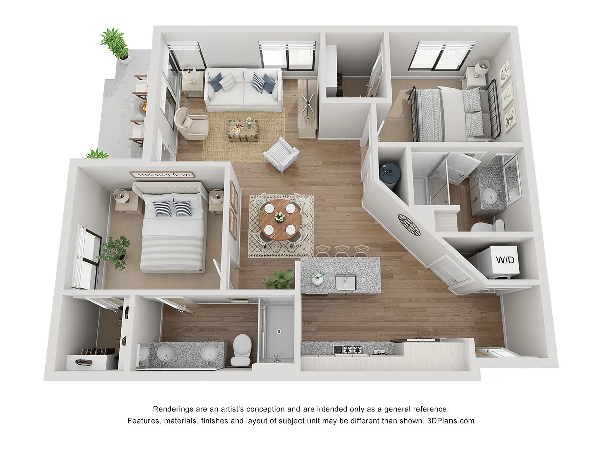 Floor plan 2X2
