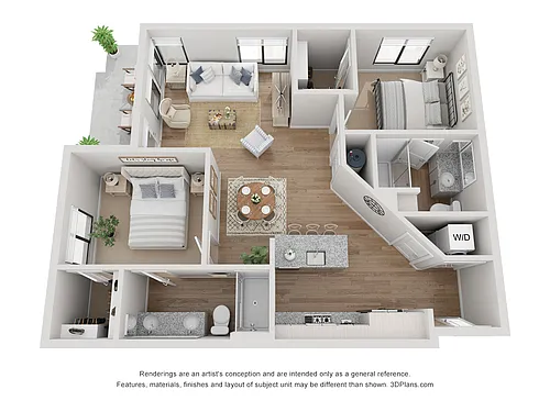 Floor plan 2X2