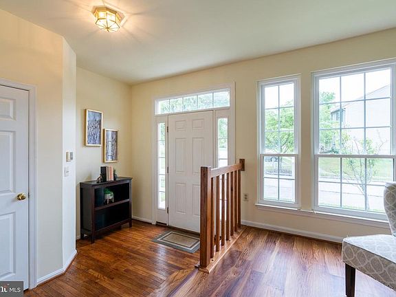 A bright entry way with lots of windows