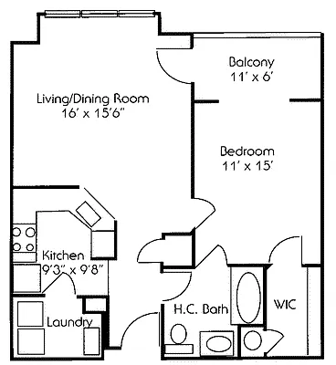 Floor plan 1A