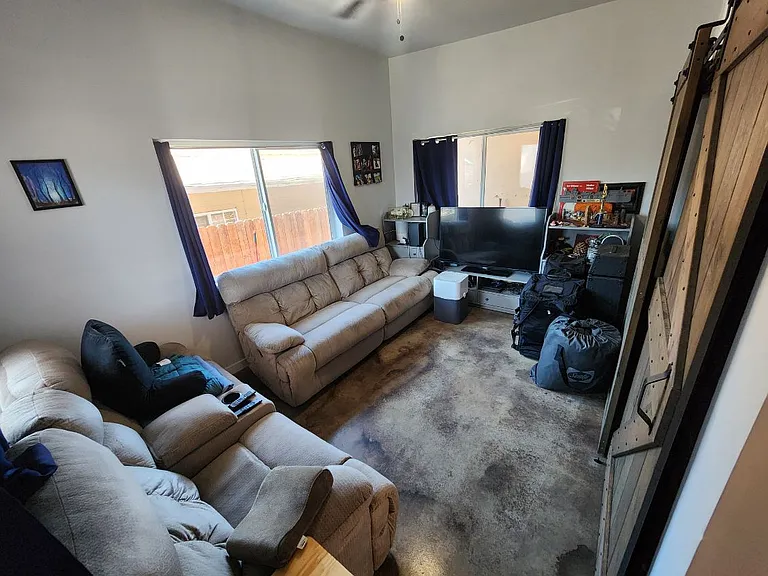 same bedroom, photo shoot from door entrance