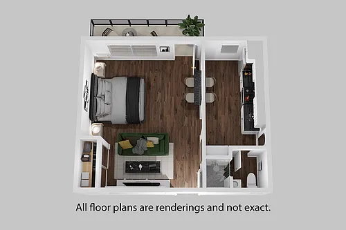 Floor plan Studio