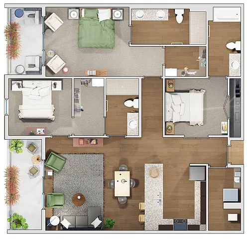 Floor plan C1