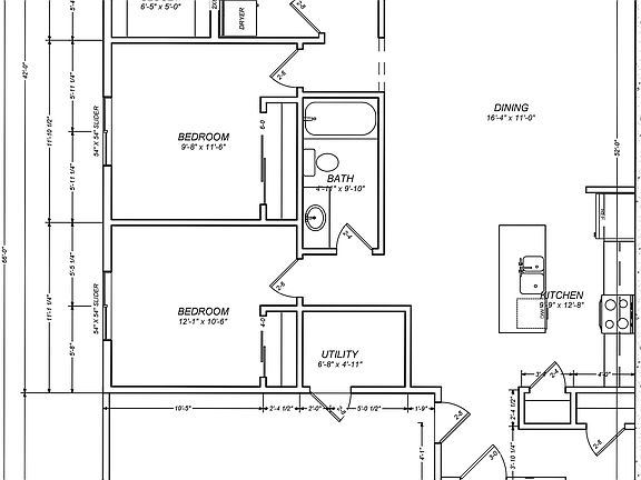 Floor Plan of One Unit