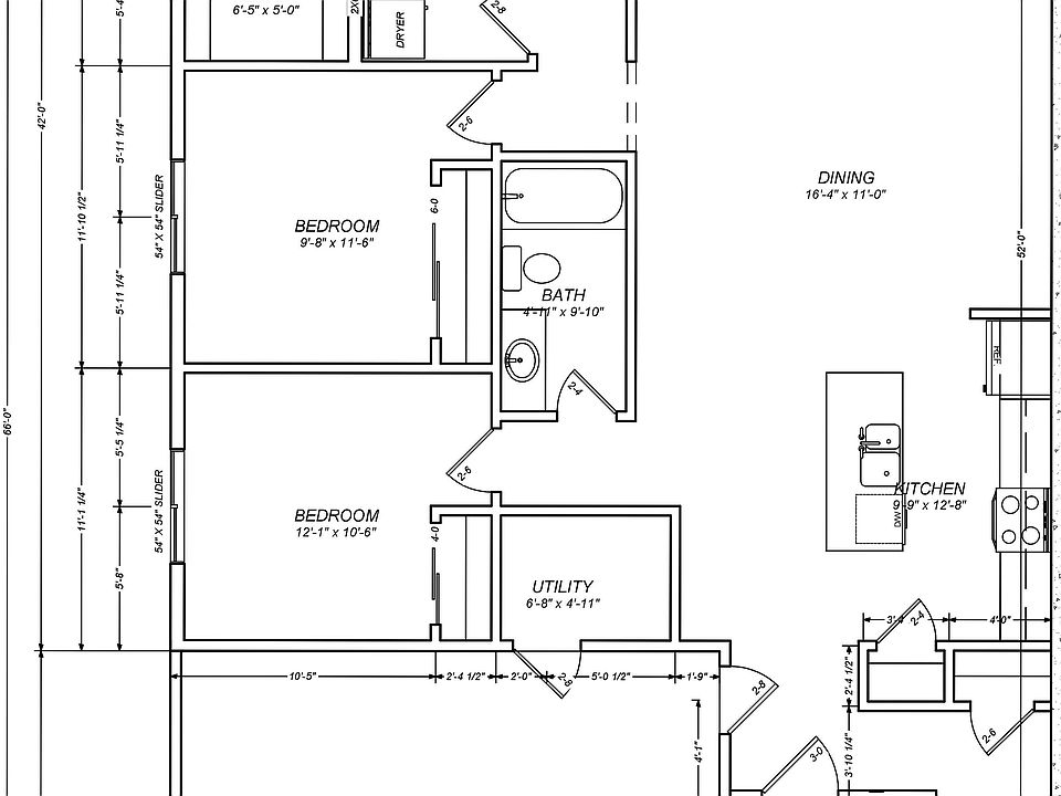 Floor Plan of One Unit