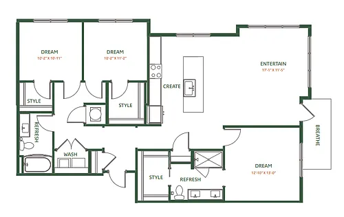 Floor plan C1