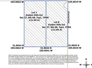 7 Eight Golden Hills Ests, Dell City, TX 79837