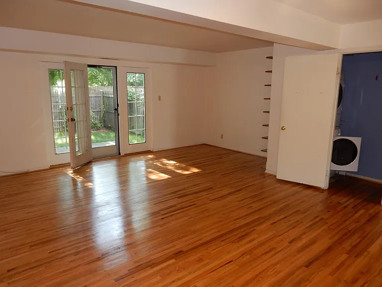 From kitchen/dining room (laundry in closet on main level).