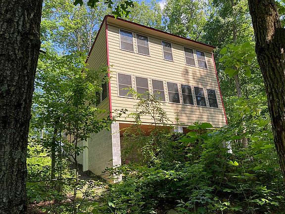 Rear view, from woods below