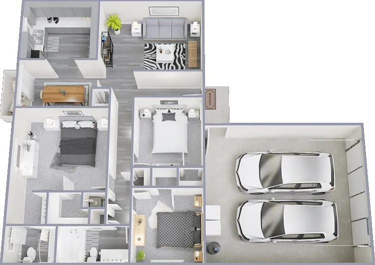 Duplex Floorplan Diagram