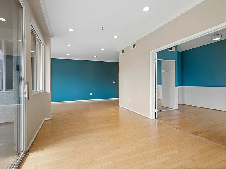 View of Living Room and Bedroom 2 from Dining Room