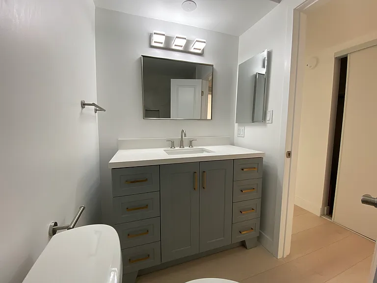 Hallway bathroom