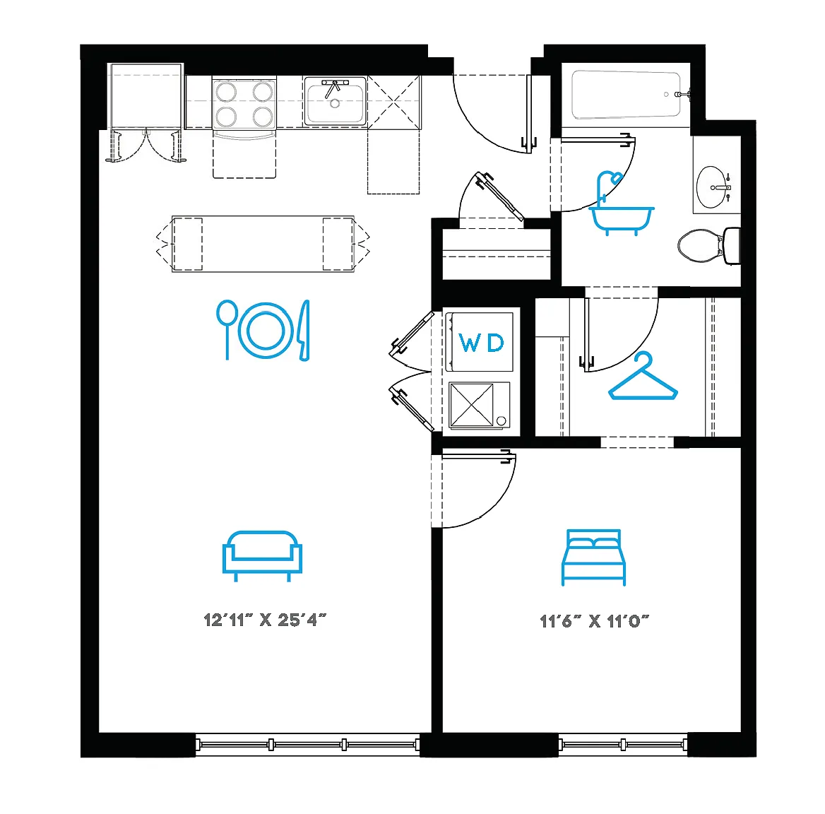 Floor plan 1D - Terrace