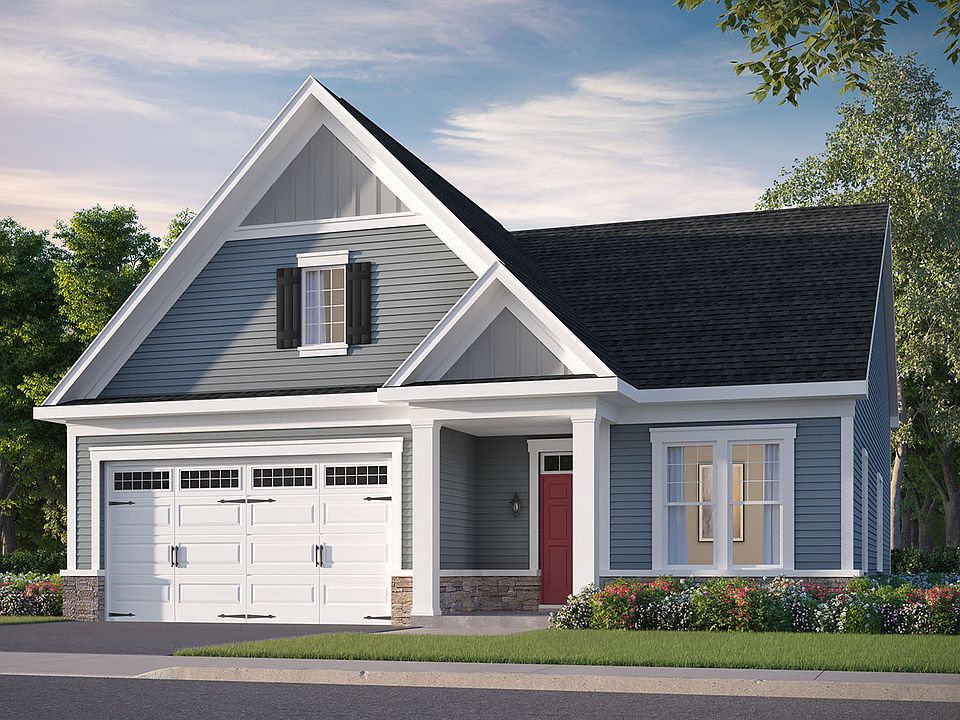 Elevation 2 of the Picasso III a home design at Lakeside at Trappe by Brookfield Residential