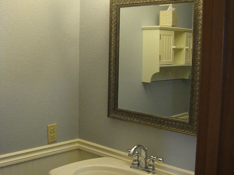 Powder room on first floor