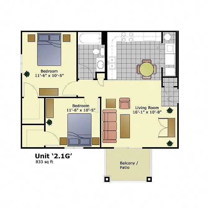 Floor plan 21G