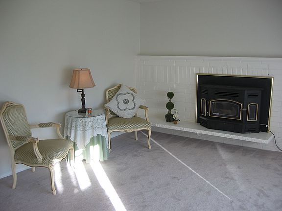 Pellet Stove in Living Room