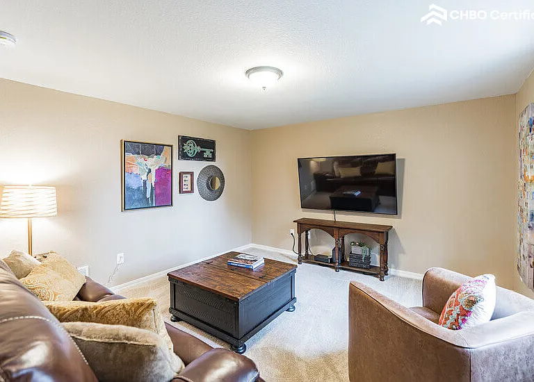 lower level family room