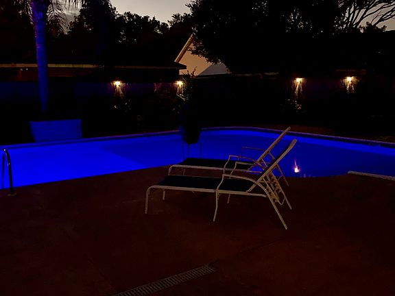 Pool at night