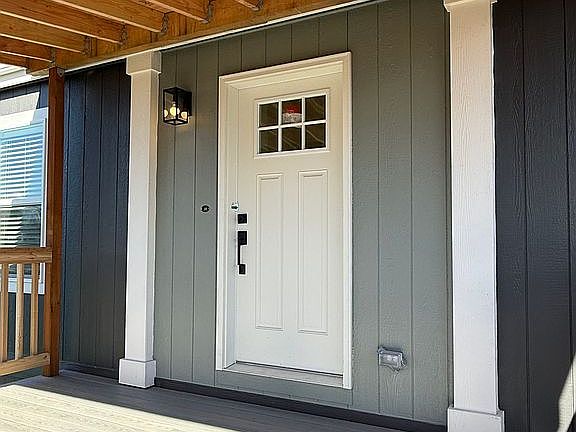 Front door Kwikset hardware