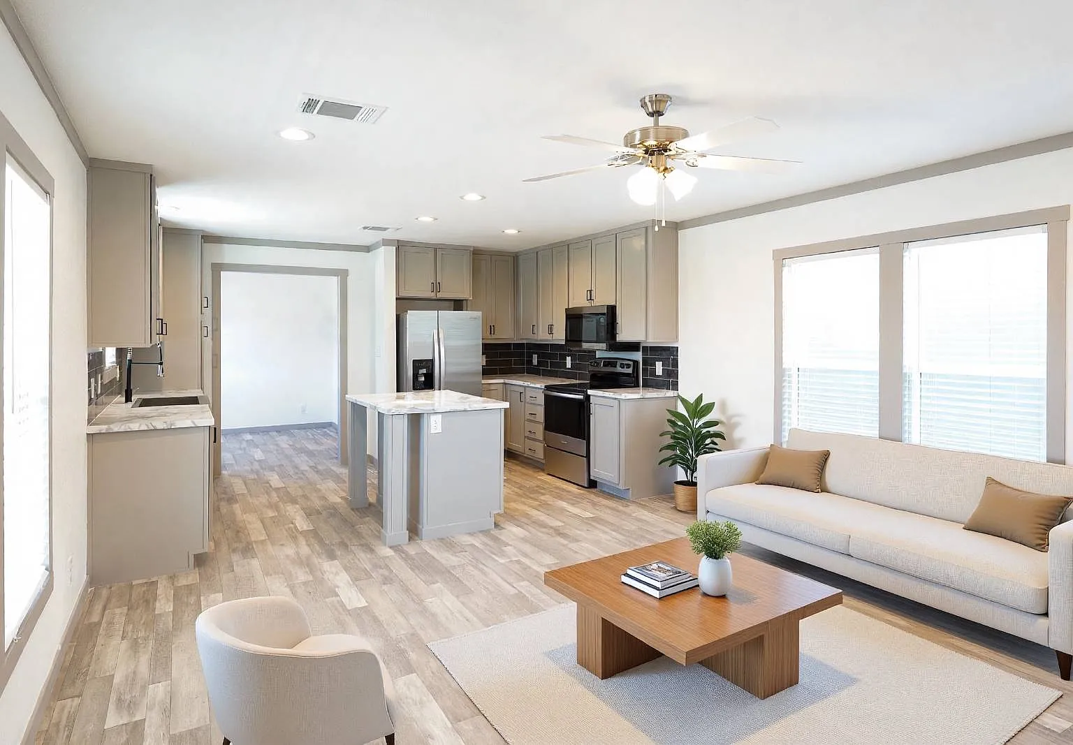3 bed, 2.0 bath, 1216 sqft, $1,075 — Photo 4