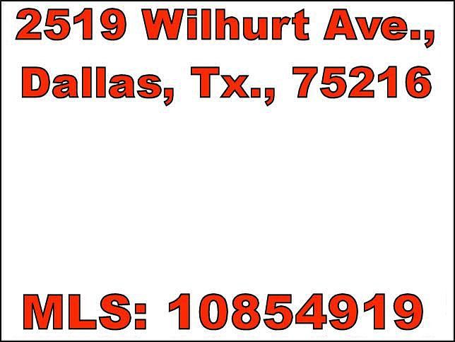 2519 Wilhurt Ave. - MLS: 10854919