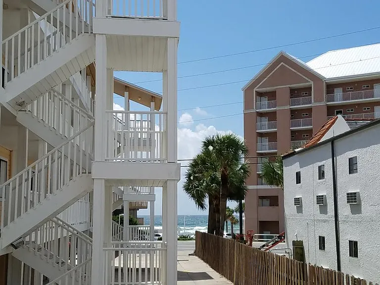 Easy walk to the beach.