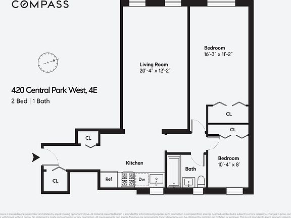 2nd image of 420 Central Park W APT 4E