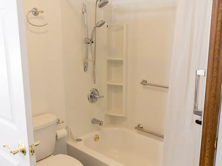 Main level master bathroom.